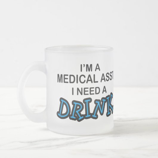 飲み物-医学のAsst --を必要として下さい フロストグラスマグカップ (左)