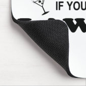 飲み物-弁護士--を必要として下さい マウスパッド (コーナー)