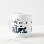 飲み物-検眼医--を必要として下さい コーヒーマグカップ (正面左)