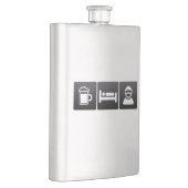 飲み物、睡眠および雪の搭乗 フラスク (右)