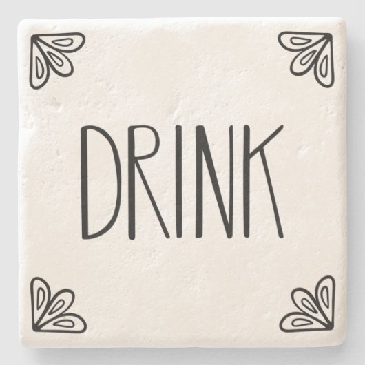 飲み物-石コースター ストーンコースター (正面)
