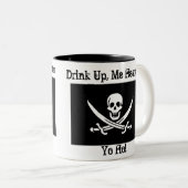 飲み物、私Hearties Yo Ho! ツートーンマグカップ (正面右)