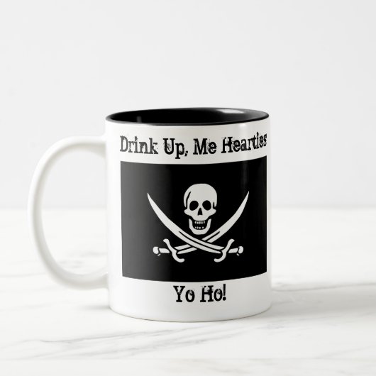 飲み物、私Hearties Yo Ho! ツートーンマグカップ (左)