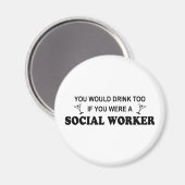 飲み物 – Social Worker マグネット (正面/裏面)