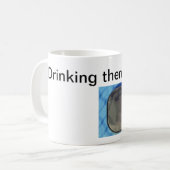 飲み続けドリンク引用文 コーヒーマグカップ (正面左)