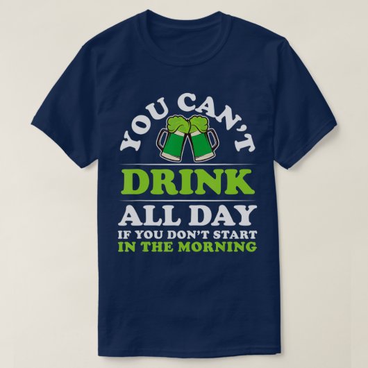 飲み続け飲み続けおもしろいない – 8 Tシャツ (デザイン正面)