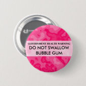 飲み込まないで下さい 缶バッジ (正面&裏面)