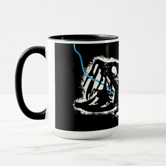 飲み込みアイダホ – ONE BAD BASS マグカップ (左)