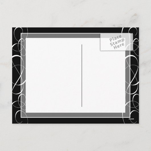 飲み食べ物と非常に非常にメリーデザイン シーズンポストカード (裏面)