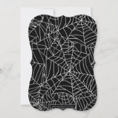 飲み食べ物を飲んで怖いハローウィンパーティ招待状 招待状 (裏面)