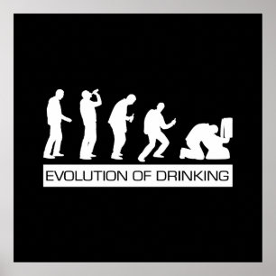 飲むことの進化 ポスター