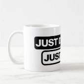「飲むだけ」 - Mug コーヒーマグカップ (左)