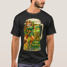 飲むと起こる Tシャツ