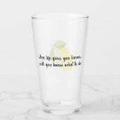 飲むガラス-レモン タンブラーグラス (裏面)