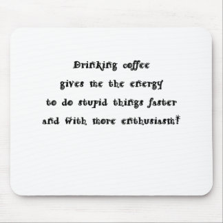 飲むコーヒー マウスパッド