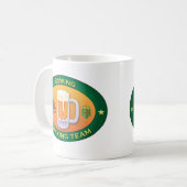 飲むチームの漕艇 コーヒーマグカップ (正面左)