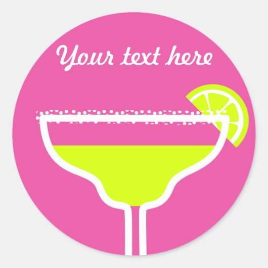 飲むマルゲリータ ラウンドシール (正面)