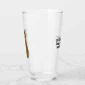 飲むユーモアのフクロウのガラス製品 タンブラーグラス (左)