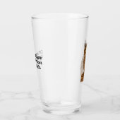 飲むユーモアのフクロウのガラス製品 タンブラーグラス (右)
