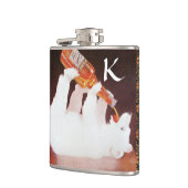 飲む北極ビールモノグラム フラスク (左)