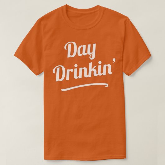 飲む日のスローガンおもしろいs tシャツ (デザイン正面)