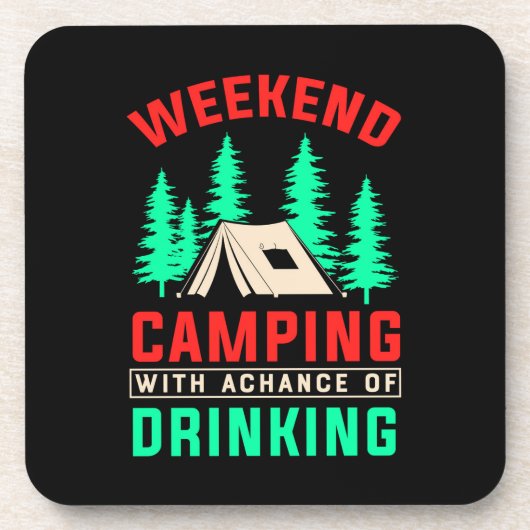 飲む機会のある週末のキャンプ–43675 コースター (正面)