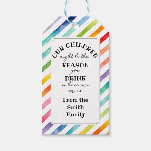 飲む理由先生ギフトラベル ギフトタグ (正面)