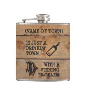 飲む町と魚釣り問題😉 フラスク (正面)