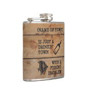 飲む町と魚釣り問題😉 フラスク (右)