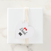 飲む私の愛の心の結婚式の好意タグ フェイバータグ (インサイチュ)