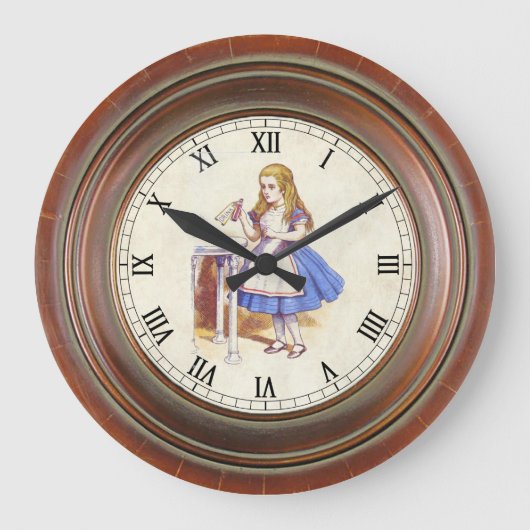 飲む1 ラージ壁時計 (正面)