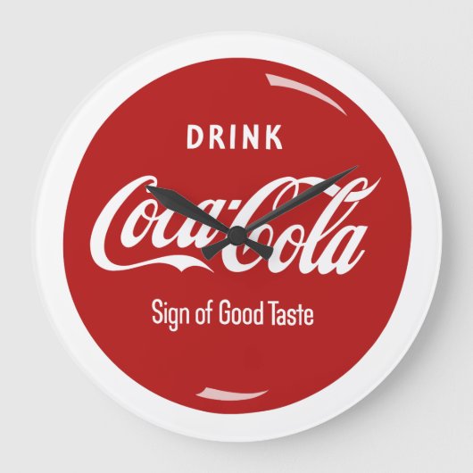 飲む ラージ壁時計 (正面)