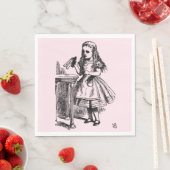 飲む（不思議の国のアリスの冒険） スタンダードランチョンナプキン (インサイチュ)