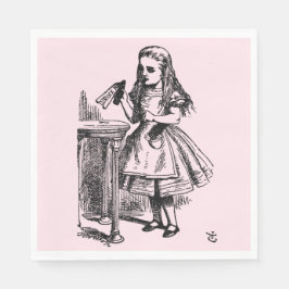 飲む（不思議の国のアリスの冒険） スタンダードランチョンナプキン