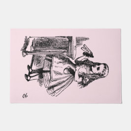 飲む（不思議の国のアリスの冒険） ドアマット