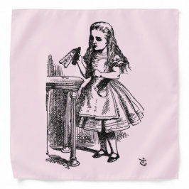 飲む（不思議の国のアリスの冒険） バンダナ