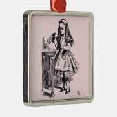 飲む（不思議の国のアリスの冒険） メタルオーナメント (右)