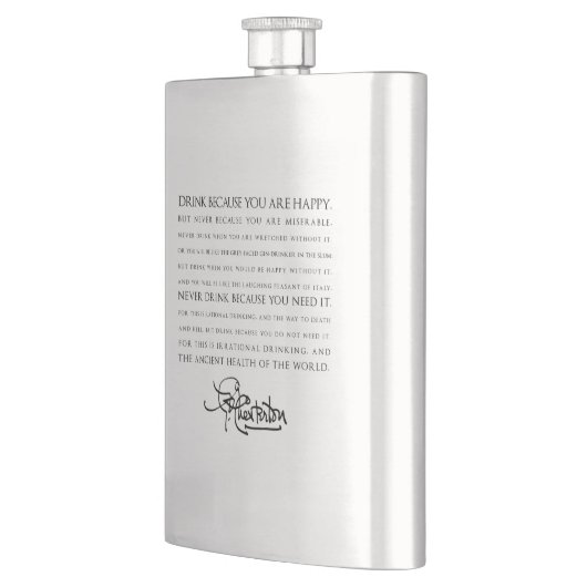 飲む……君は幸せだ フラスク (左)