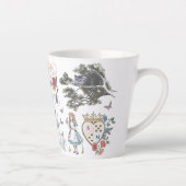 飲む | Wonderland Teaのヴィンテージアリスパーティー カフェラテマグ (右)