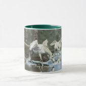 飲むPEGASI及びトーテムのファンタジーの芸術のマグ マグカップ (中央)