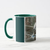 飲むPEGASI及びトーテムのファンタジーの芸術のマグ マグカップ (左)