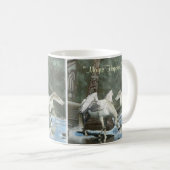 飲むPEGASI & TOTEMSファンタジーアートマグ コーヒーマグカップ (正面右)