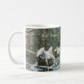 飲むPEGASI & TOTEMSファンタジーアートマグ コーヒーマグカップ (左)