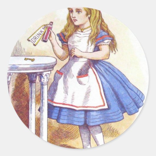 飲めアリス！ ラウンドシール (正面)