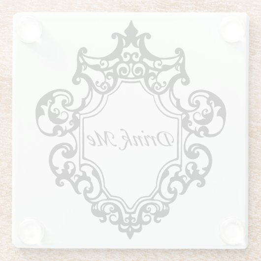 飲め！ ガラスコースター (裏面)