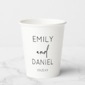 飲め！シベリアのハスキー犬結婚のペット 紙コップ (裏面)