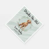 飲め！ビズラ結婚ドッグ スタンダードランチョンナプキン (角)