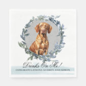 飲め！ビズラ結婚ドッグ スタンダードランチョンナプキン (正面)