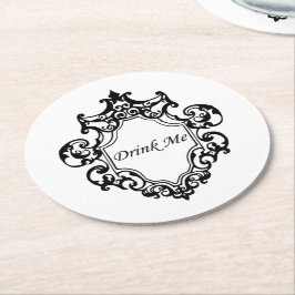 飲め! ラウンドペーパーコースター