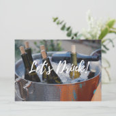 飲もうぜ！成人パーティの招待状 招待状 (スタンド正面)